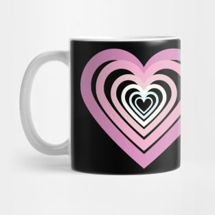 Baby Pink Heart Pattern Mug